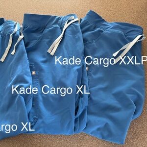 Figs Royal Blue Kade Cargo Set of 3